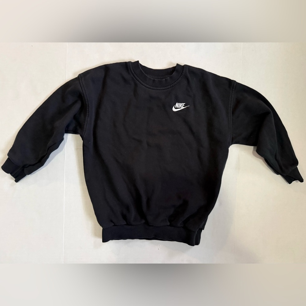 Nike Kids Black Crewneck Sweatshirt